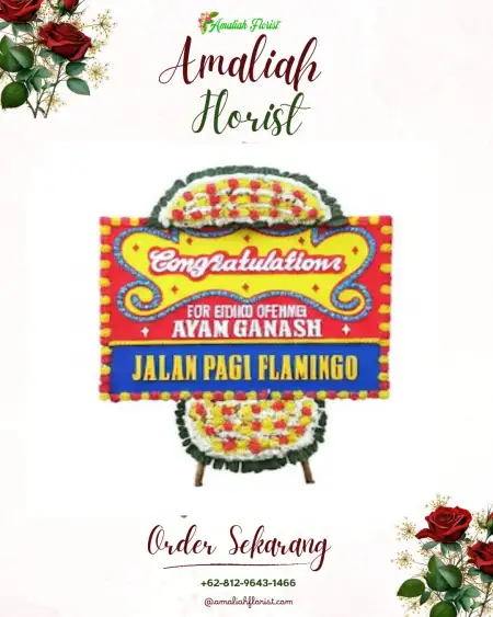 Sewa Papan Bunga Koli