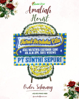 Papan Bunga Duka di Koli
