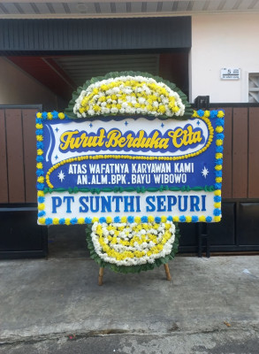Papan Bunga Duka di Koli